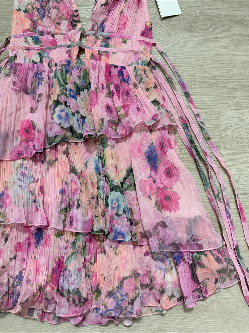 Rococo Sand Ruffle Mini Dress - Picture 7 of 12